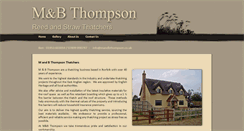 Desktop Screenshot of mandbthompson.co.uk